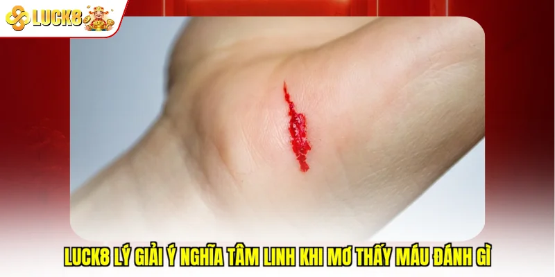Luck8 lý giải ý nghĩa tâm linh khi mơ thấy máu đánh gì